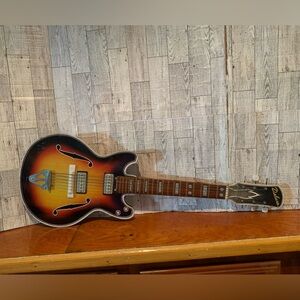 RARE 1969 Nomura Tin Toy Guitar